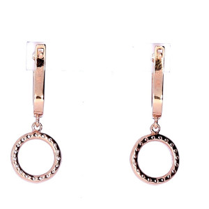 Auksiniai auskarai su cirkoniu