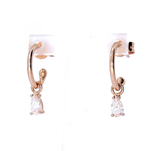 Auksiniai auskarai su cirkoniu