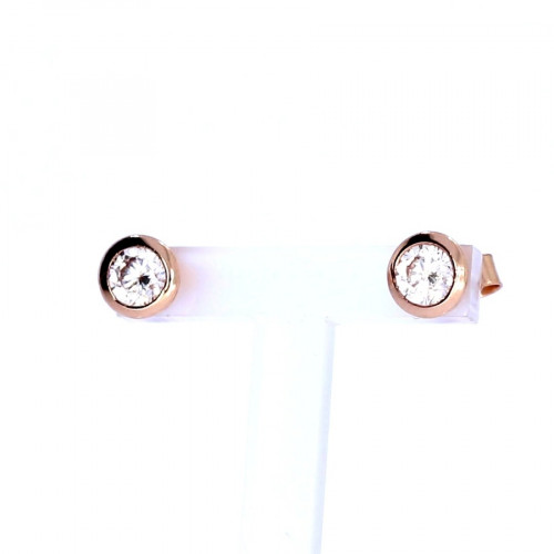 Auksiniai auskarai su cirkoniu