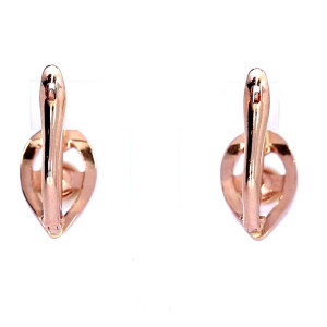 Auksiniai auskarai su kultivuotu perlu