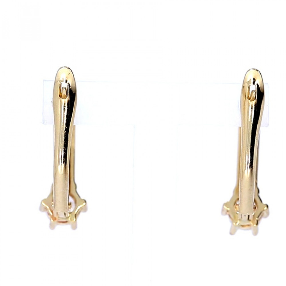 Auksiniai auskarai su cirkoniu