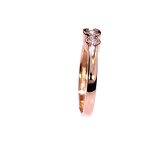 Золотое кольцо с цирконом