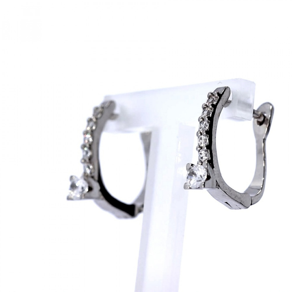 Auksiniai auskarai su cirkoniu