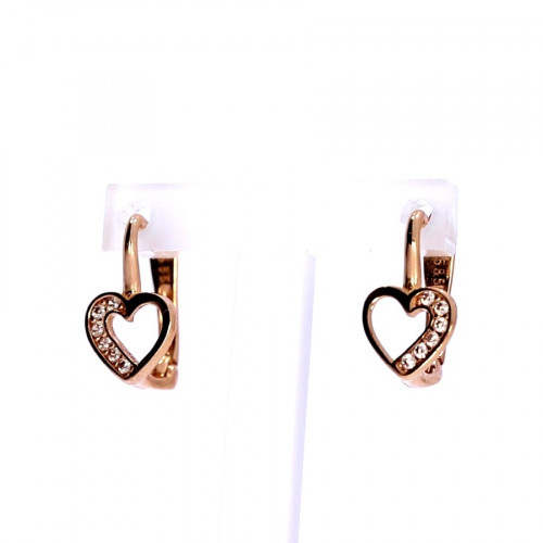 Auksiniai auskarai su cirkoniu