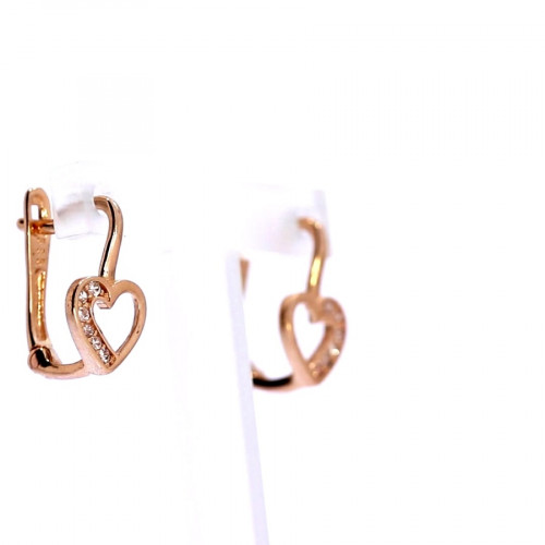 Auksiniai auskarai su cirkoniu