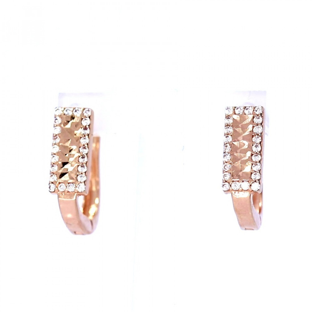 Золотые серьги