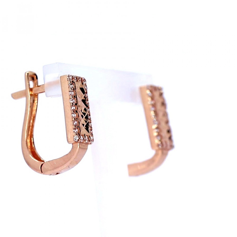 Золотые серьги