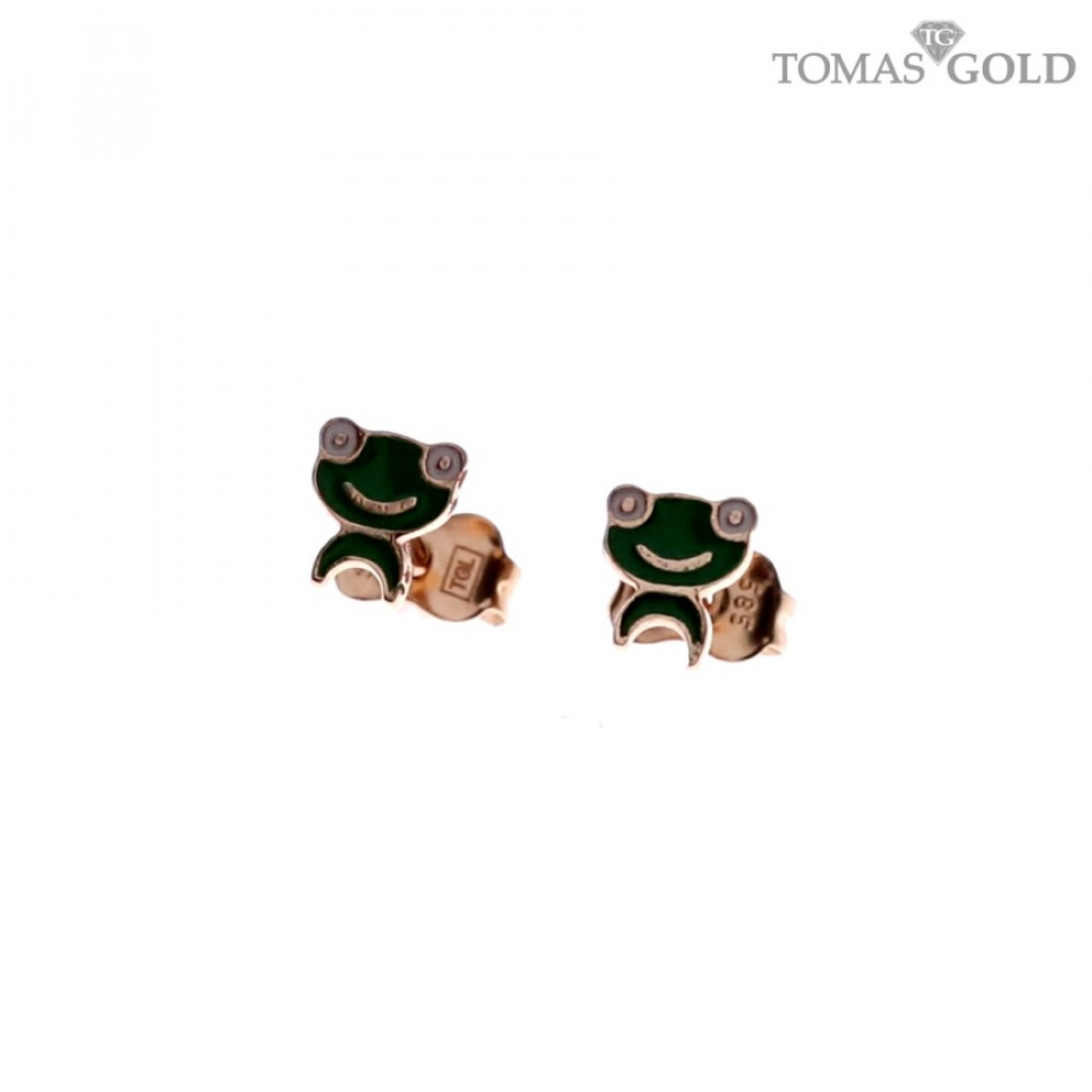 Золотые детские серьги