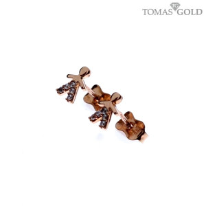 Золотые детские серьги