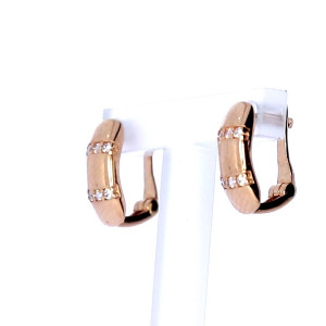 Auksiniai auskarai su cirkoniu