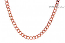 Gold gourmet weave chain