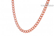 Gold gourmet weave chain