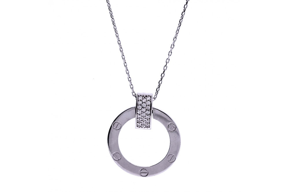 Golden chain with pendant