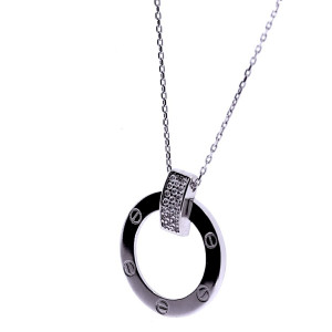 Golden chain with pendant