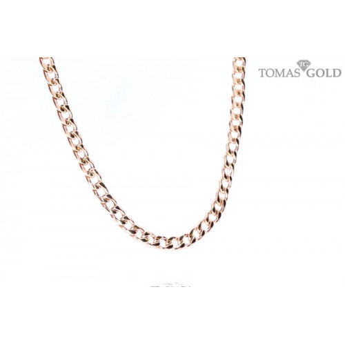 Gold gourmet weave chain