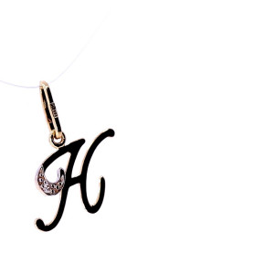 Auksinis  pakabukas „Raidė“