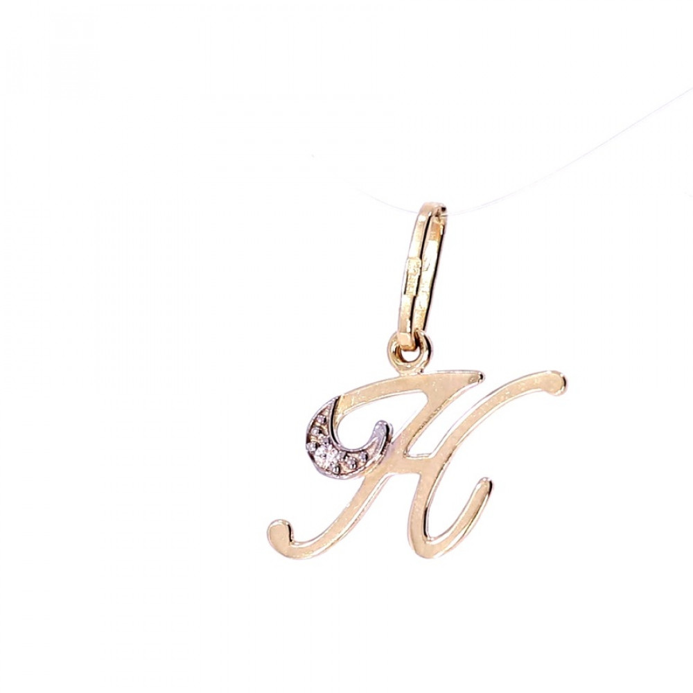 Auksinis  pakabukas „Raidė“