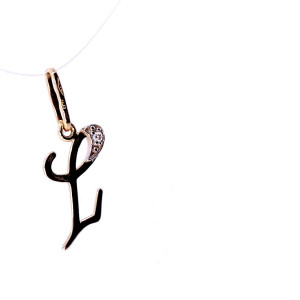 Auksinis pakabukas su cirkoniu