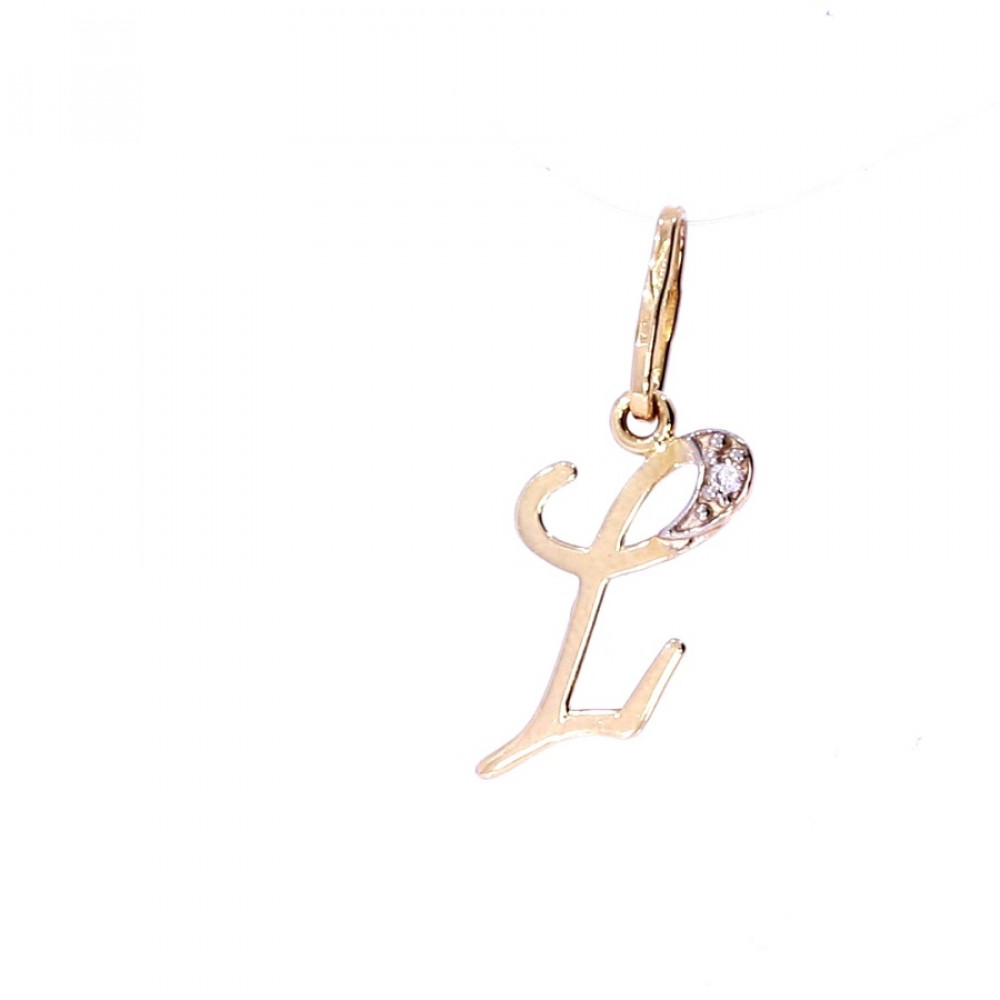 Auksinis pakabukas su cirkoniu