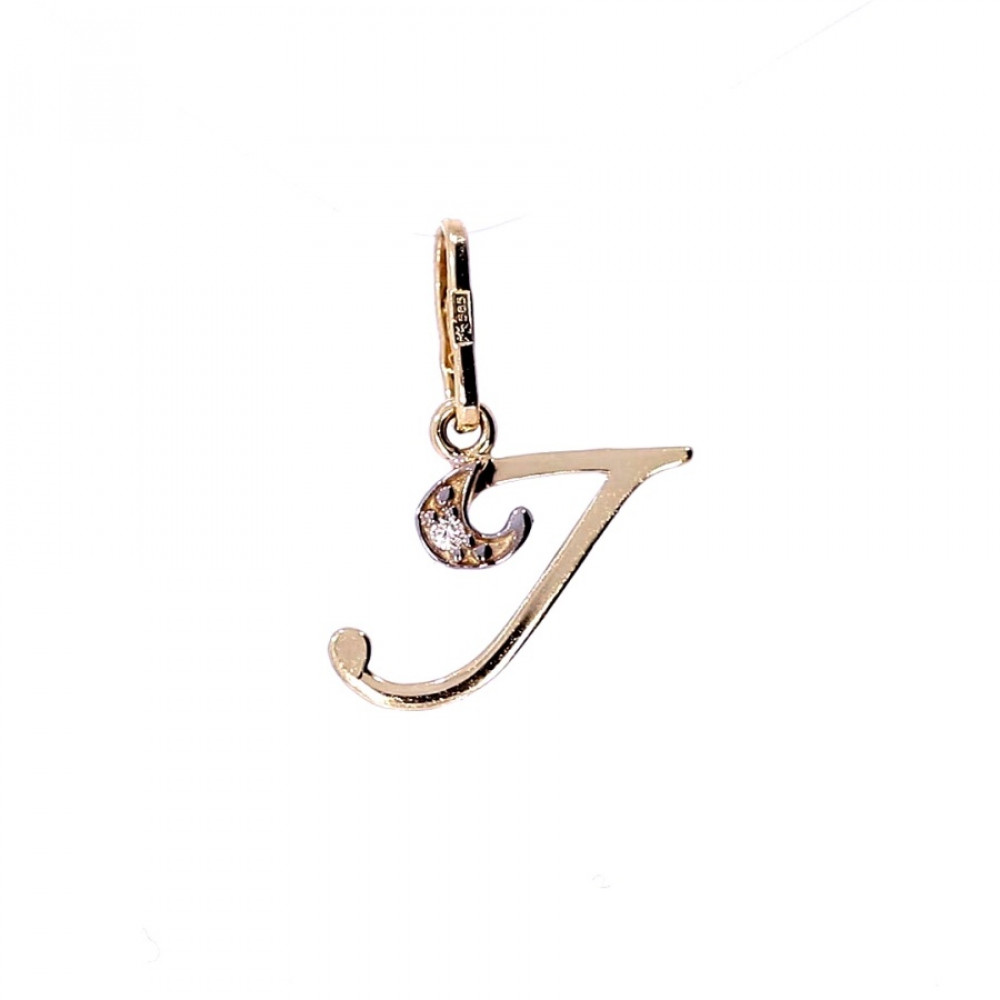 Auksinis  pakabukas „Raidė“