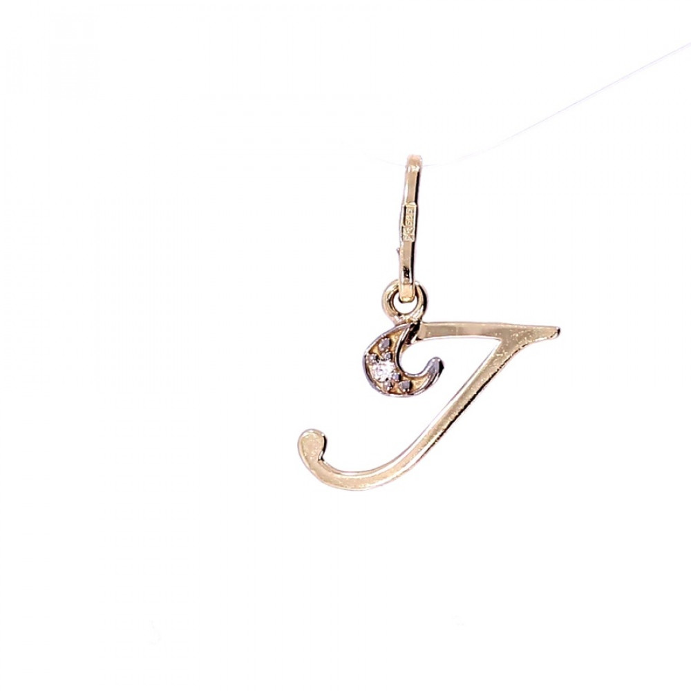 Auksinis  pakabukas „Raidė“