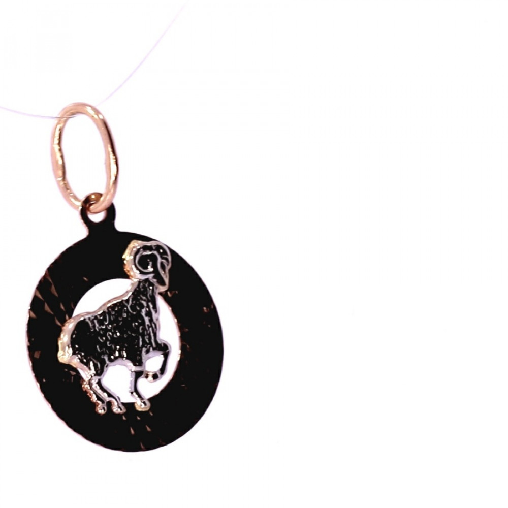Gold pendant ''Aries''