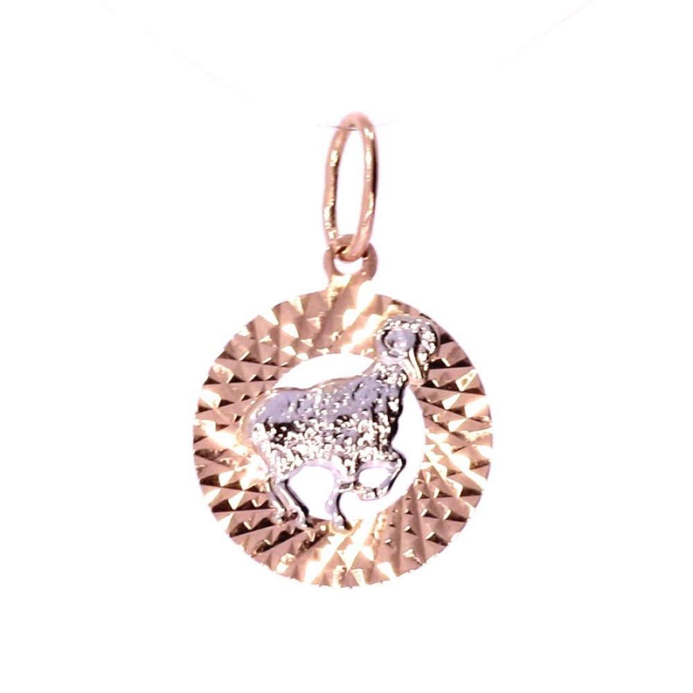 Gold pendant ''Aries''