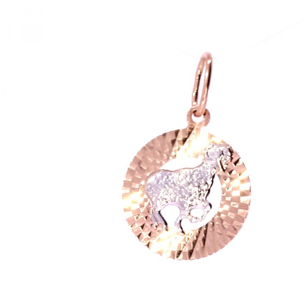 Gold pendant ''Aries''