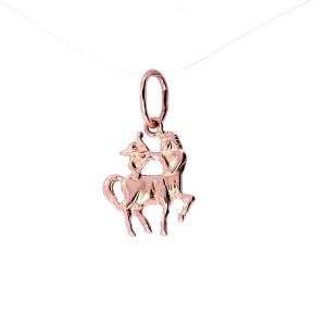 Золотой кулон ''Стрелец'