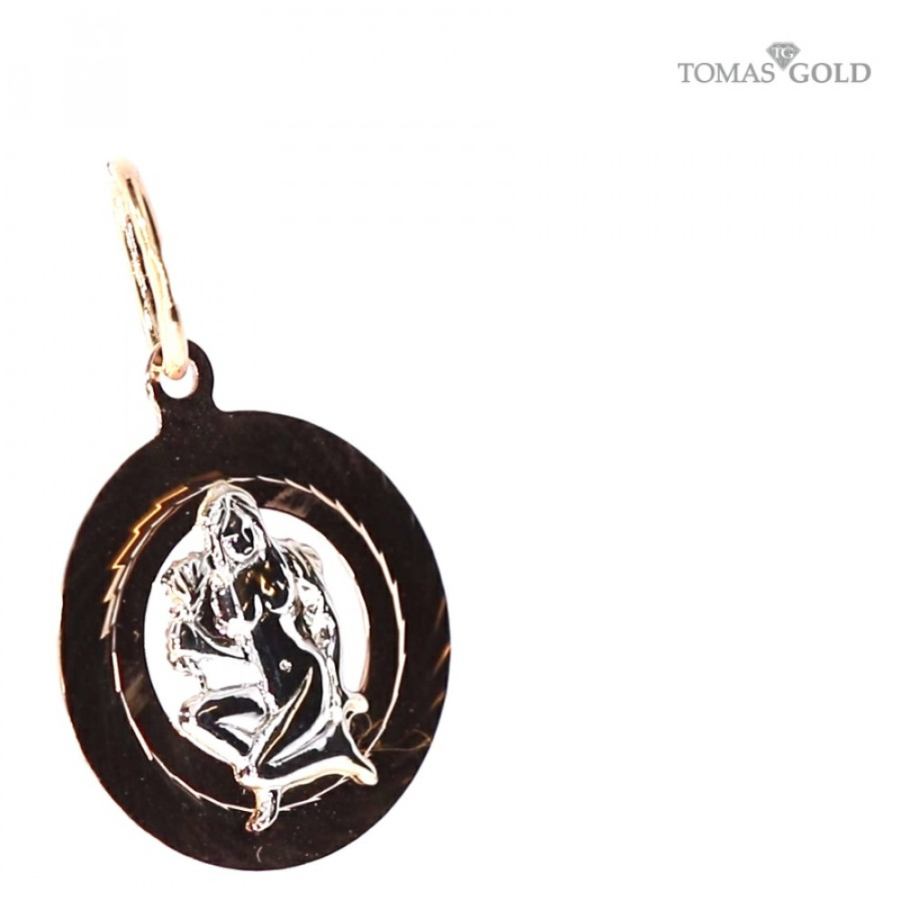 Gold pendant ''Virgo''