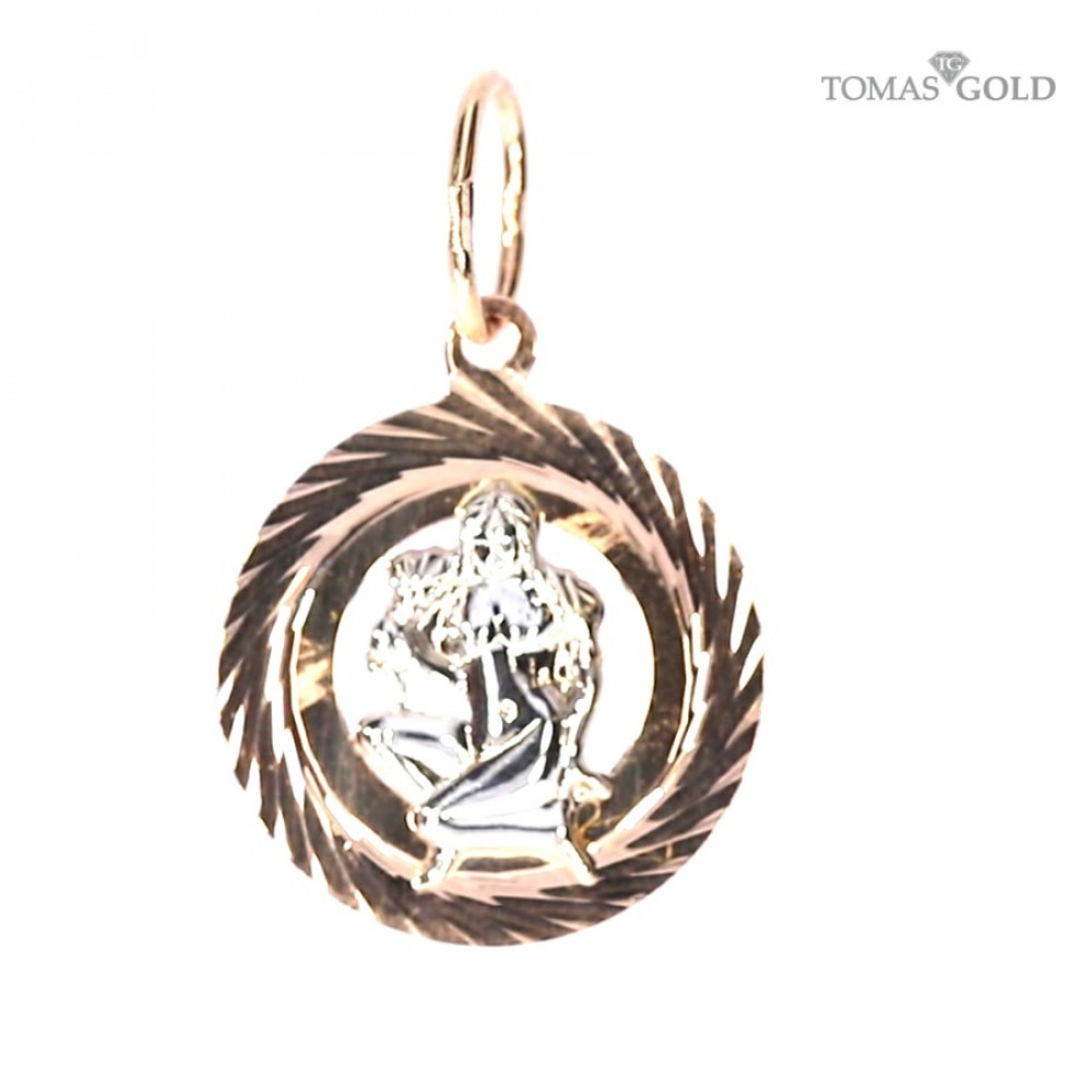 Gold pendant ''Virgo''