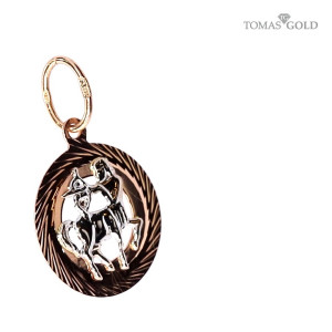 Gold pendant ''Sagittarius''