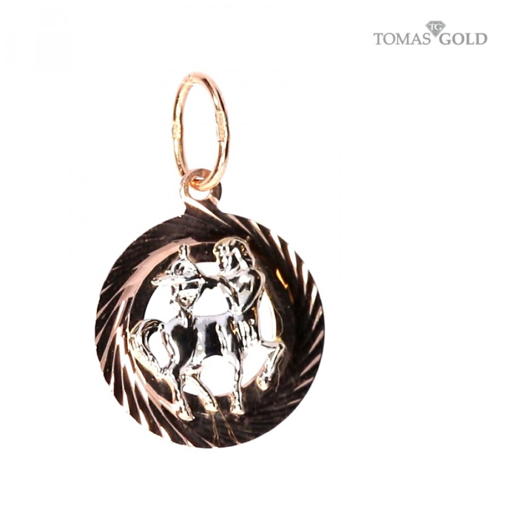 Gold pendant ''Sagittarius''