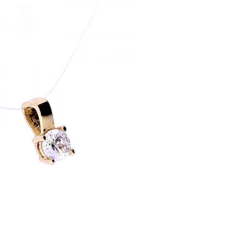 Auksinis pakabukas su cirkoniu