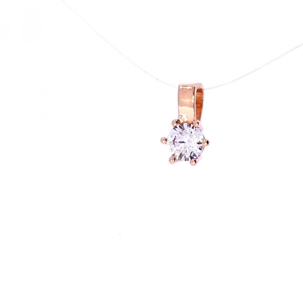 Auksinis pakabukas su cirkoniu