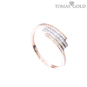 Золотое кольцо с цирконом