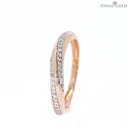 Kuldnesõrmus tsirkoonidega