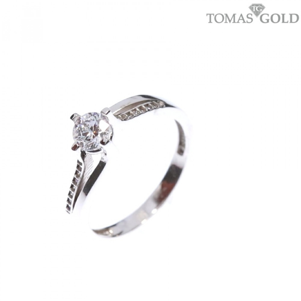 Золотое кольцо с цирконом