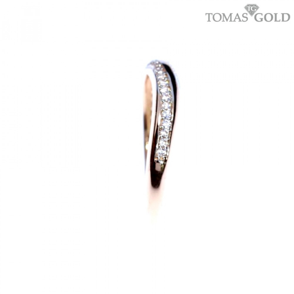 Auksinis žiedas su cirkoniu