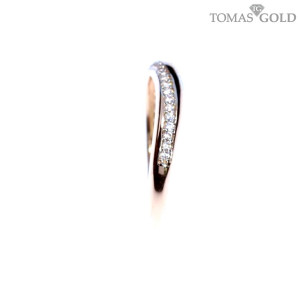 Auksinis žiedas su cirkoniu