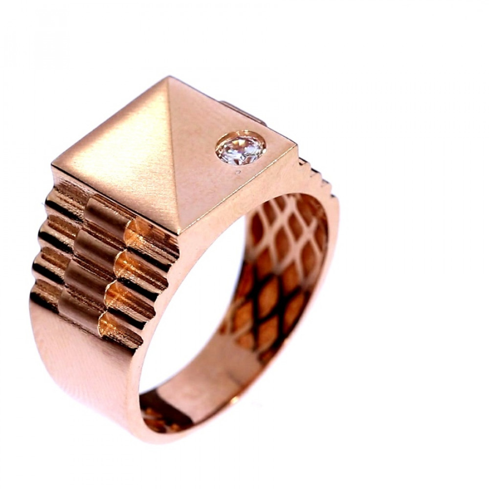 Vyriškas auksinis žiedas