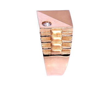 Vyriškas auksinis žiedas