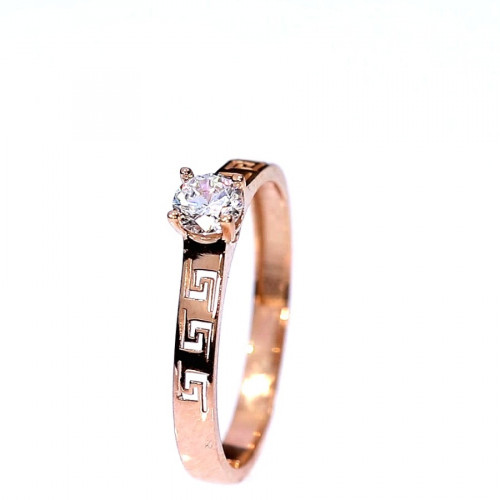 Auksinis žiedas su cirkoniu