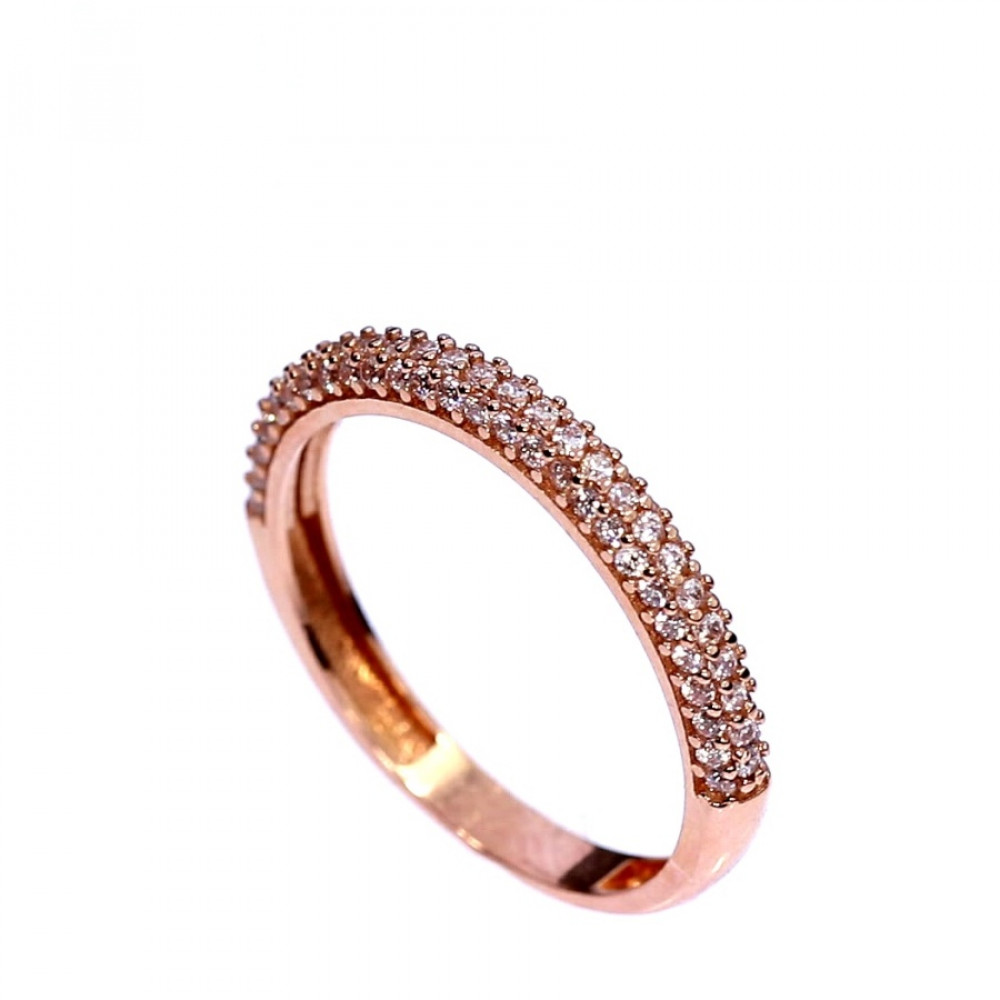 Auksinis žiedas su cirkoniu