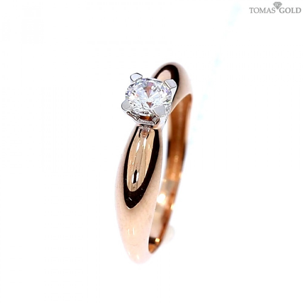 Kuldnesõrmus tsirkoonidega