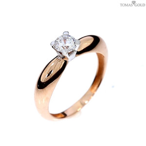 Kuldnesõrmus tsirkoonidega