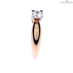 Kuldnesõrmus tsirkoonidega