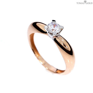 Kuldnesõrmus tsirkoonidega