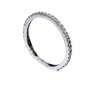 Auksinis žiedas su cirkoniu