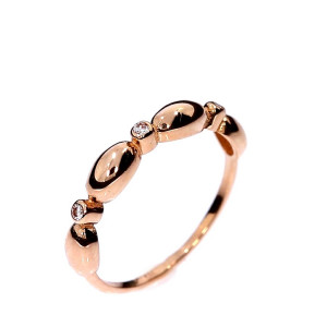 Золотое кольцо с цирконом